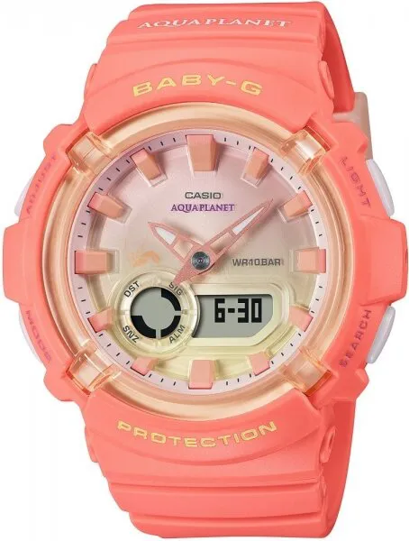 Casio Baby-G BGA-280AQ-4ADR Silikon / Turuncu Kol Saati