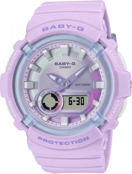 Casio Baby-G BGA-280DR-4ADR Silikon / Mor Kol Saati