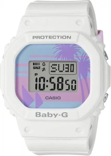 Casio Baby-G BGD-560BC-7DR Silikon / Beyaz / Mavi / Pembe / Mor Kol Saati