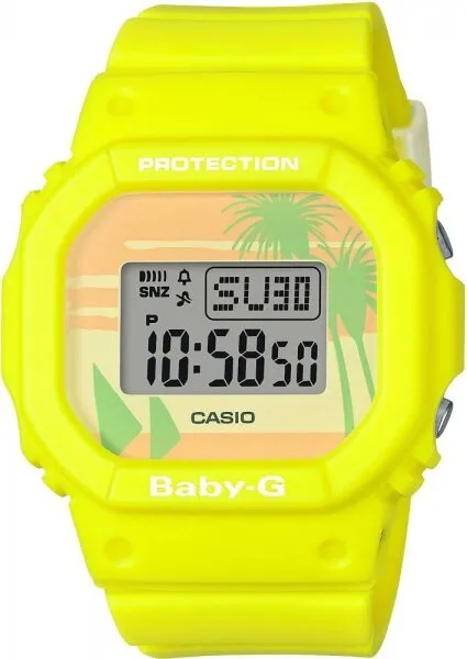 Casio Baby-G BGD-560BC-9DR Silikon / Yeşil / Sarı / Turuncu Kol Saati