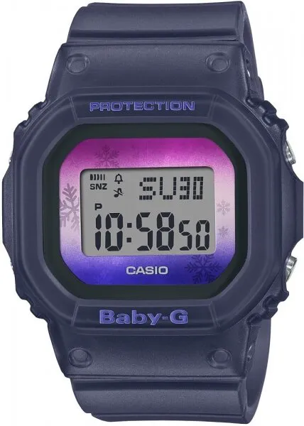 Casio Baby-G BGD-560WL-2DR Silikon / Siyah / Pembe / Mor Kol Saati