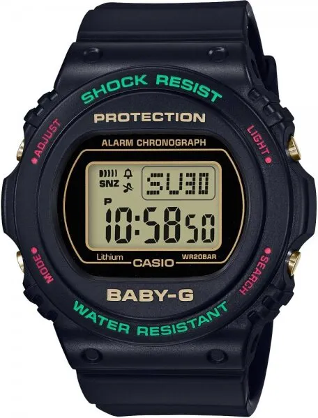 Casio Baby-G BGD-570TH-1DR Silikon / Siyah Kol Saati