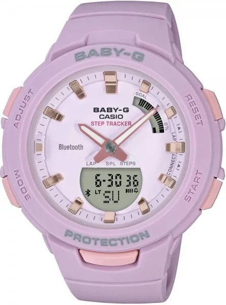 Casio Baby-G BSA-B100-4A2DR Silikon / Lavanta Kol Saati