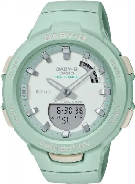 Casio Baby-G BSA-B100CS-3ADR Silikon / Gri Kol Saati