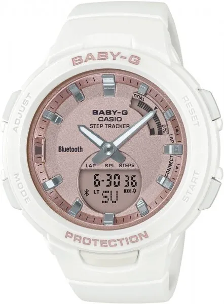 Casio Baby-G BSA-B100MF-7ADR Silikon / Pembe Kol Saati