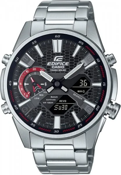 Casio Edifice ECB-S100D-1ADF Siyah / Kırmızı Kol Saati