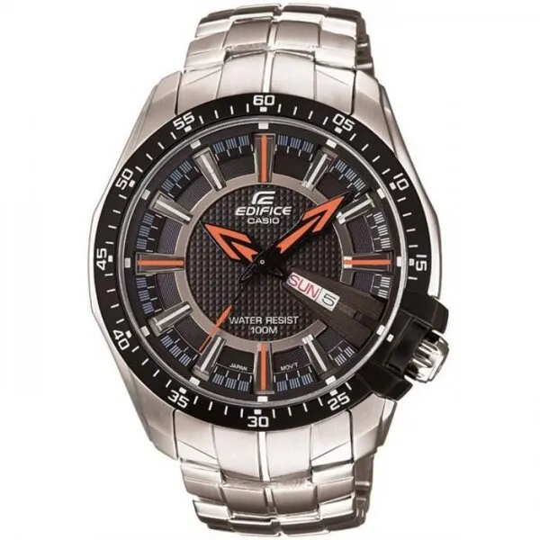 Casio Edifice EF-130D-1A5VUDF Siyah / Turuncu Kol Saati