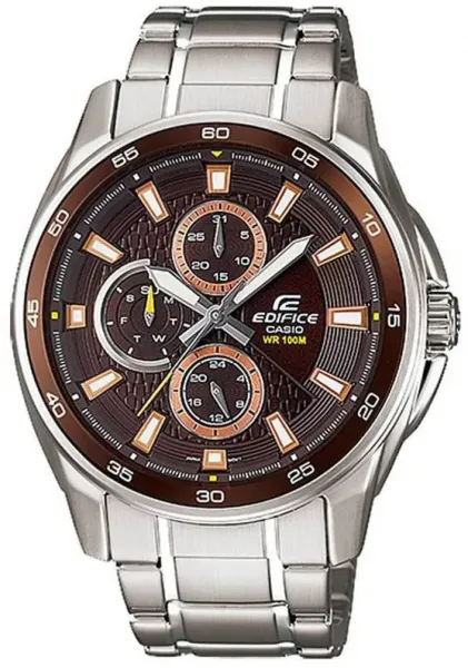 Casio Edifice EF-334D-5AVUDF Kahve Kol Saati