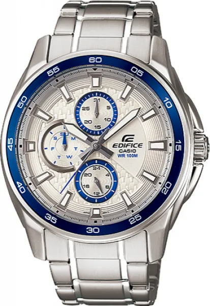 Casio Edifice EF-334D-7AVUDF Lacivert / Krem Kol Saati