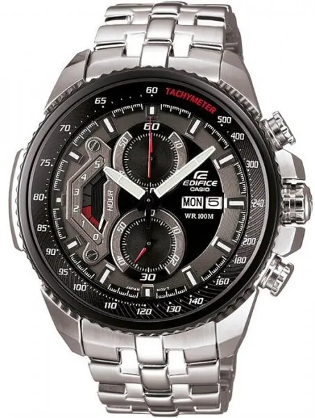 Casio Edifice EF-558D-1AVUDF Siyah / Gümüş Kol Saati