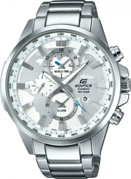 Casio Edifice EFR-303D-7AVUDF Beyaz / Gri Kol Saati