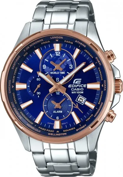 Casio Edifice EFR-304PG-2AVUDF Lacivert Kol Saati