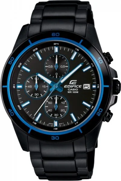 Casio Edifice EFR-526BK-1A2VUDF Siyah / Mavi Kol Saati