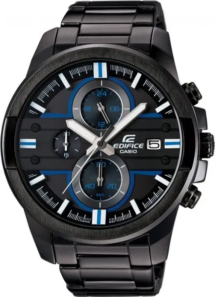 Casio Edifice EFR-543BK-1A2VUDF Siyah / Mavi Kol Saati