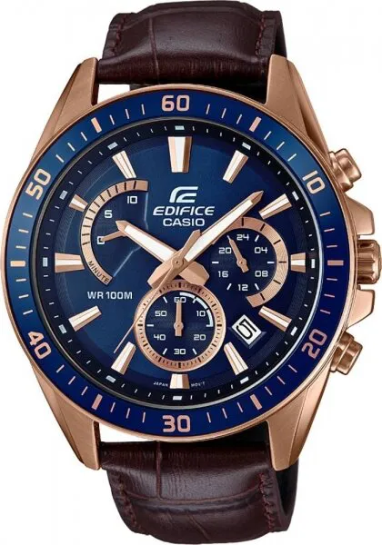 Casio Edifice EFR-552GL-2AVUDF Lacivert / Bronz Kol Saati