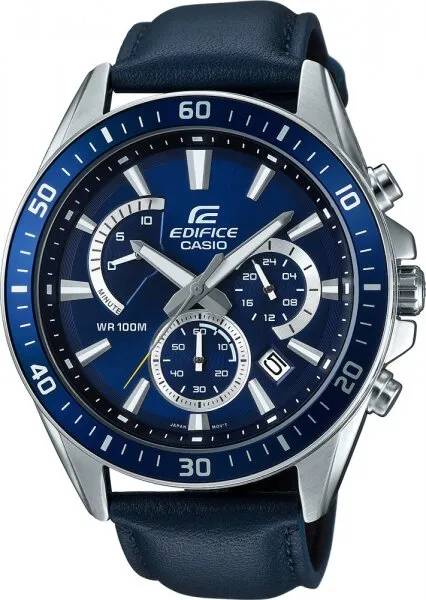 Casio Edifice EFR-552L-2AVUDF Gri / Lacivert Kol Saati