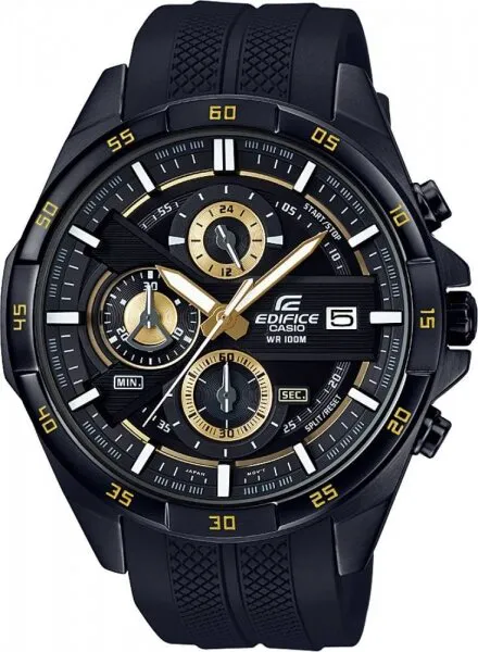 Casio Edifice EFR-556PB-1AVUDF Siyah / Altın Kol Saati