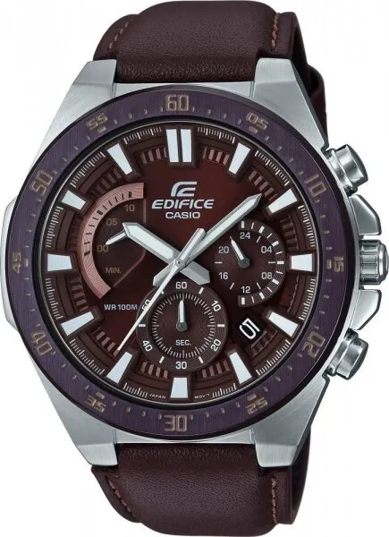 Casio Edifice EFR-563BL-5AVUDF Kahverengi Kol Saati