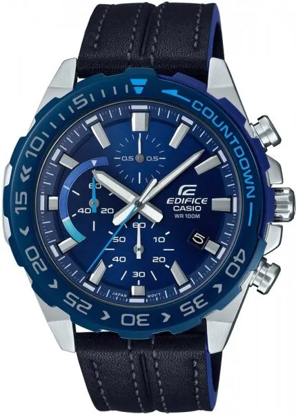 Casio Edifice EFR-566BL-2AVUDF Gri / Lacivert Kol Saati