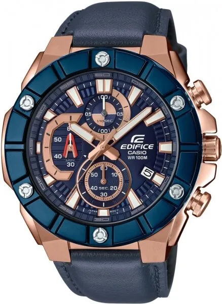 Casio Edifice EFR-569BL-2AVUDF Lacivert / Bronz Kol Saati