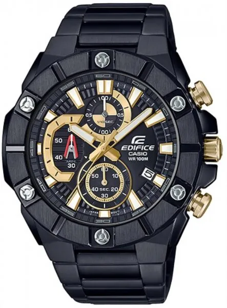 Casio Edifice EFR-569DC-1AVUDF Siyah / Altın Kol Saati