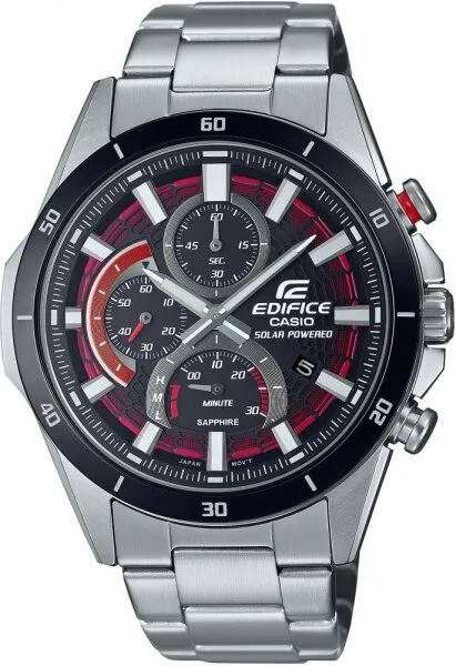 Casio Edifice EFS-S610DB-1AVUDF Siyah / Kırmızı Kol Saati