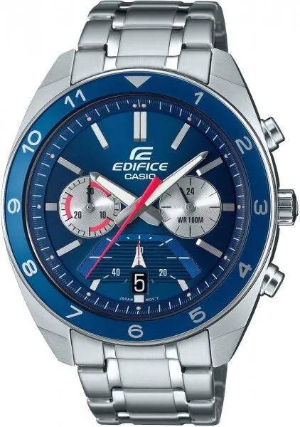 Casio Edifice EFV-590D-2AVUDF Gri / Lacivert Kol Saati