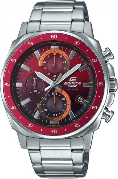 Casio Edifice EFV-600D-4AVUDF Kırmızı / Turuncu Kol Saati