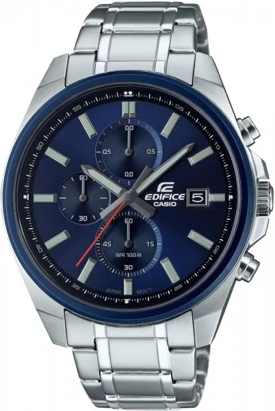 Casio Edifice EFV-610DB-2AVUDF Gri / Lacivert Kol Saati