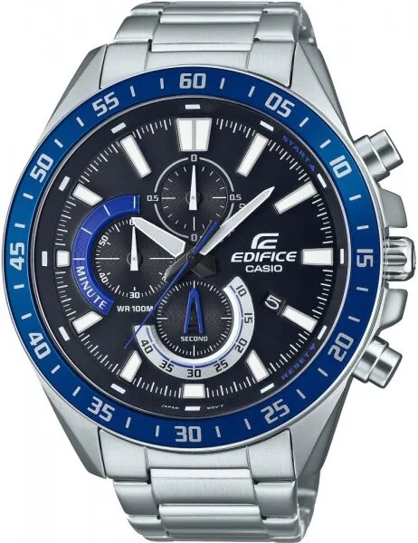 Casio Edifice EFV-620D-1A2VUDF Siyah / Gri / Lacivert Kol Saati