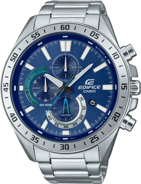 Casio Edifice EFV-620D-2AVUDF Yeşil / Gri / Lacivert Kol Saati