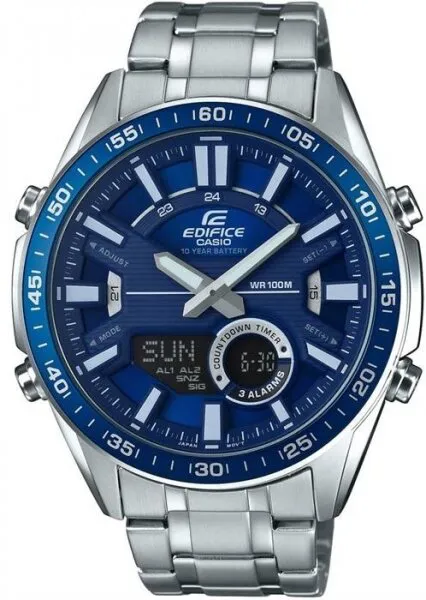 Casio Edifice EFV-C100D-2AVDF Lacivert Kol Saati