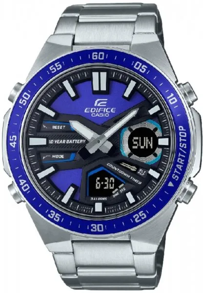 Casio Edifice EFV-C110D-2AVDF Çelik / Gri / Lacivert Kol Saati