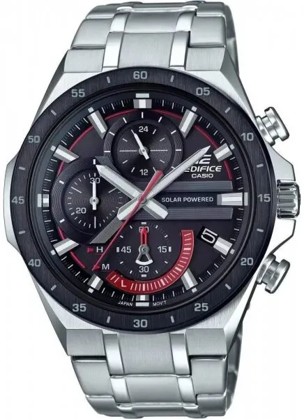 Casio Edifice EQS-920DB-1AVUDF Siyah / Kırmızı Kol Saati