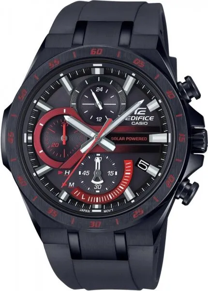 Casio Edifice EQS-920PB-1AVUDF Siyah / Kırmızı Kol Saati