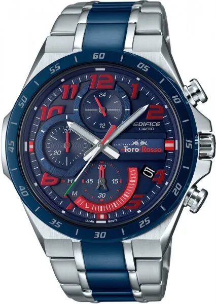 Casio Edifice EQS-920TR-2ADR Lacivert / Kırmızı Kol Saati