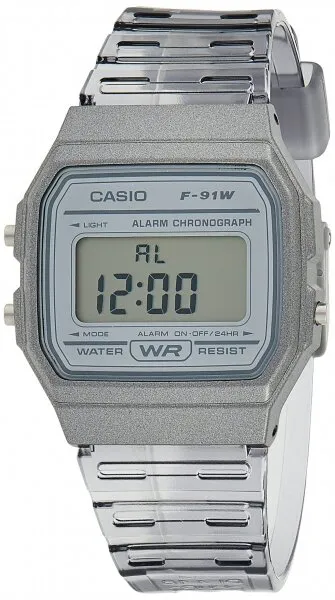 Casio F-91WS-8DF Silikon / Gri Kol Saati