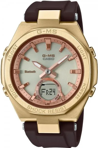 Casio G-MS MSG-B100MV-5ADR Silikon / Gri / Bronz Kol Saati