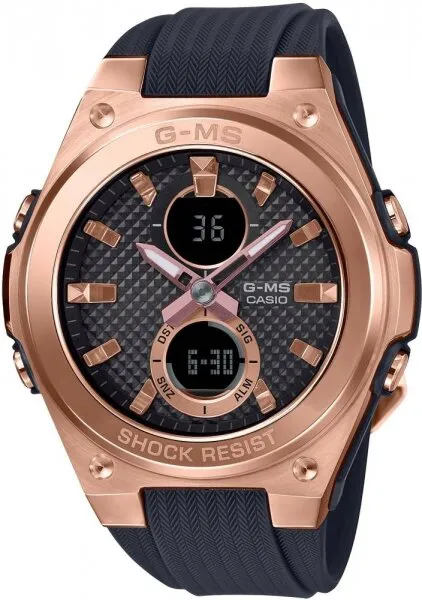 Casio G-MS MSG-C100G-1ADR Silikon / Siyah Kol Saati