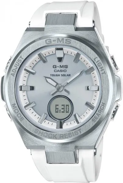 Casio G-MS MSG-S200-7ADR Silikon / Beyaz / Gri Kol Saati