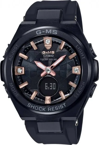 Casio G-MS MSG-S200BDD-1ADR Silikon / Siyah Kol Saati