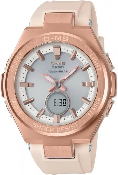 Casio G-MS MSG-S200G-4ADR Silikon / Bronz / Pembe Kol Saati