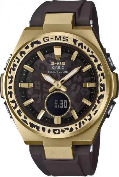 Casio G-MS MSG-S200WLP-5ADR Silikon / Altın / Koyu Kahve Kol Saati