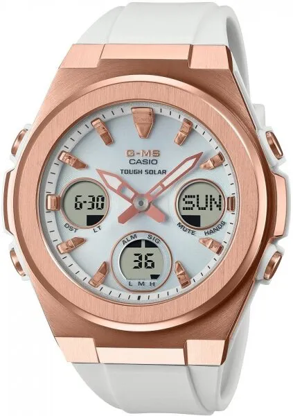 Casio G-MS MSG-S600G-7ADR Silikon / Sedef Kol Saati