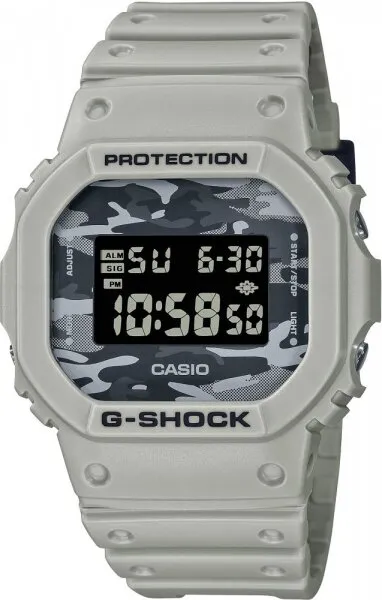 Casio G-Shock DW-5600CA-8DR Silikon / Gri / Koyu Gri Kol Saati