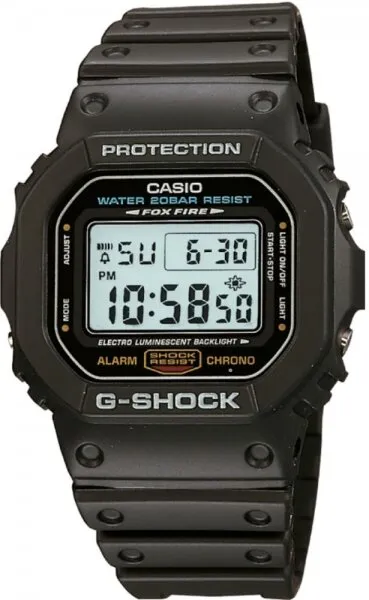 Casio G-Shock DW-5600E-1VDF Silikon / Siyah Kol Saati