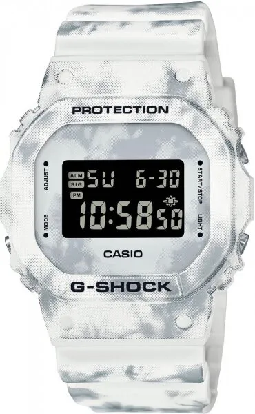 Casio G-Shock DW-5600GC-7DR Silikon / Beyaz / Gri Kol Saati