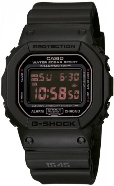 Casio G-Shock DW-5600MS-1DR Silikon / Siyah Kol Saati