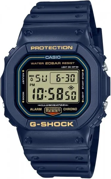 Casio G-Shock DW-5600RB-2DR Silikon / Siyah / Lacivert Kol Saati