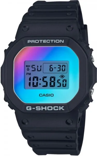 Casio G-Shock DW-5600SR-1DR Silikon / Siyah / Mavi Kol Saati